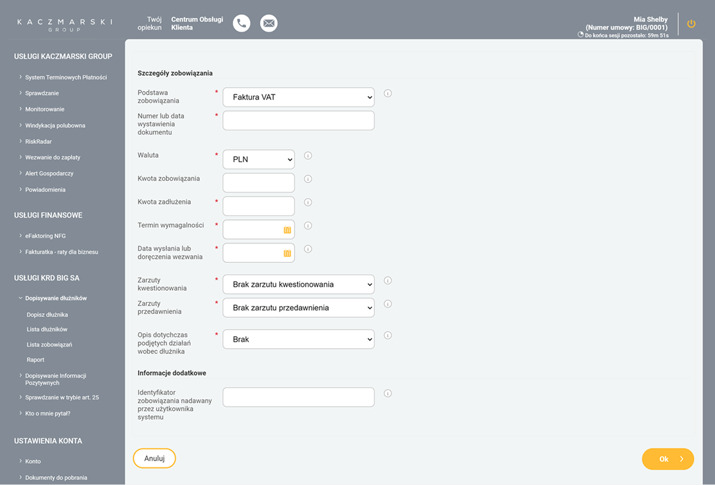 Adding debt details before redesign